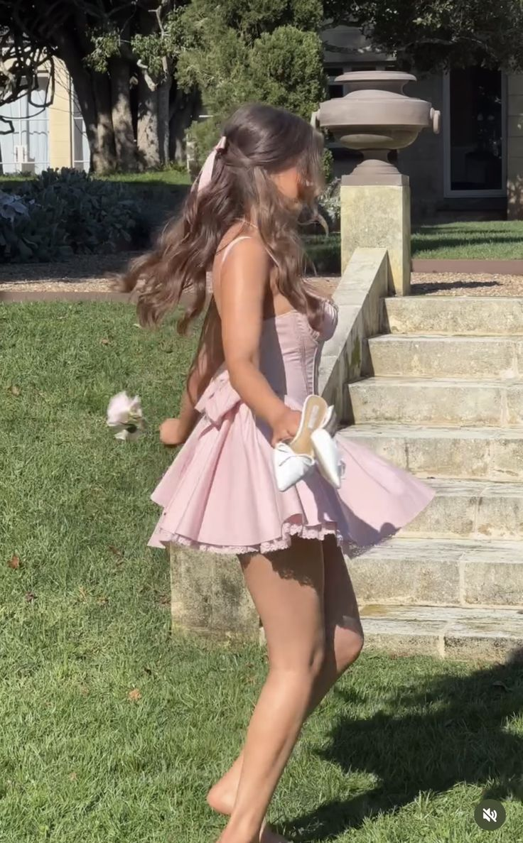 Cute Pink A Line Spaghetti Straps Satin Short Homecoming Dress,20th Birthday Dress Y9145