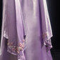 Pretty Halter Lavender Satin Beaded Mermaid Long Prom Dress Evening Dress SP1382