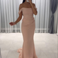 Elegant Off The Shoulder Mermaid Prom Dress,Pageant Dress Y7060