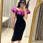 Saudi Arabia Sheath Evening Dresses Vintage Pleat Wave Neck Women Formal Party Occasion Dress Y4767