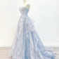 Dreamy A-line Tulle Prom Dress,A-line Princess Dress Y4658