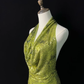 Gorgeous Green Halter Sequins Backless Prom Dress,Long Mermaid Evening Dress Y8647