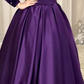 evening dresses for wedding prom long sleeve plus size purple luxury elegant women Y4999