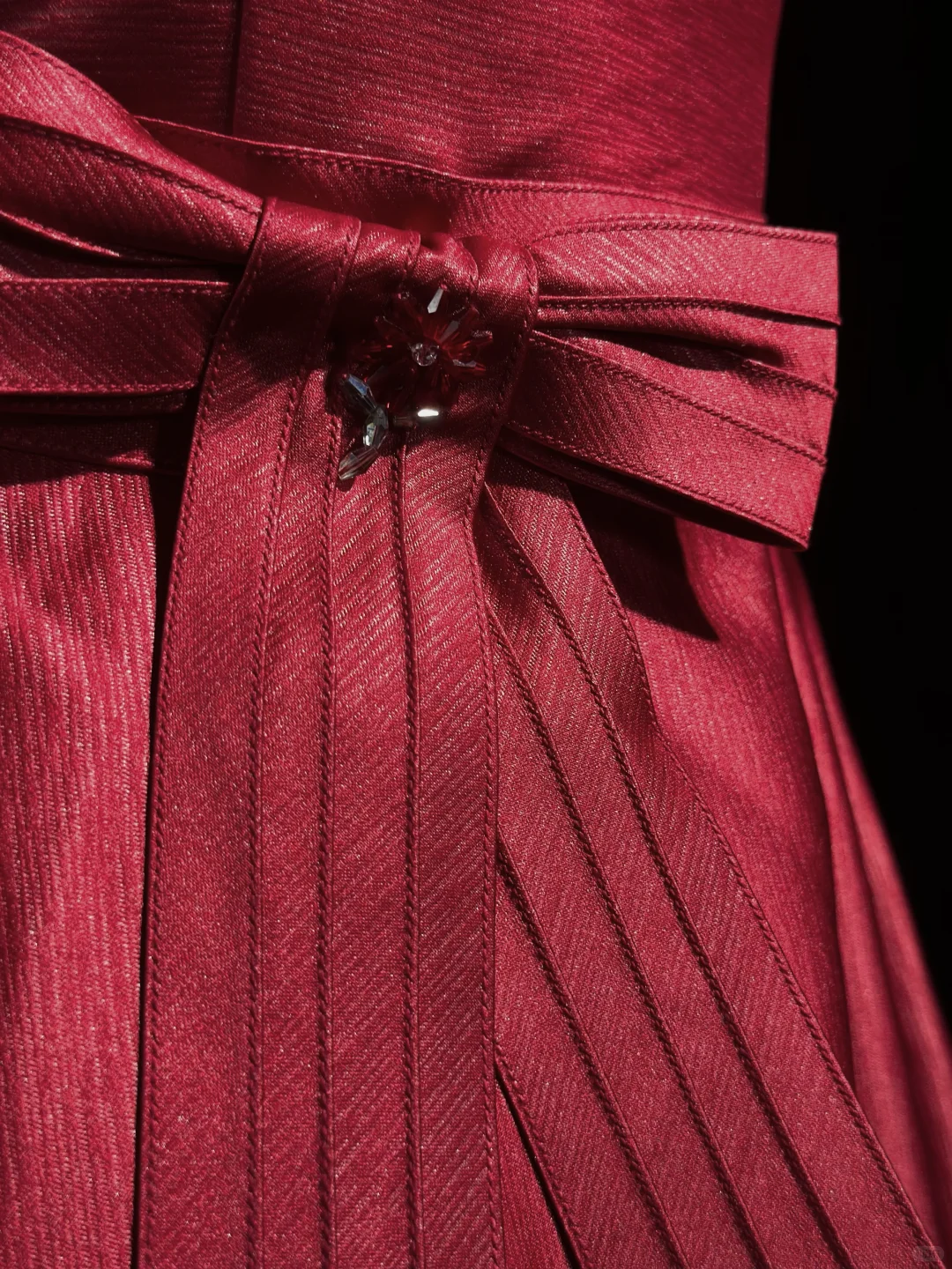 Elegant Red Strapless Satin Long Party Dress Prom Dress SP2761