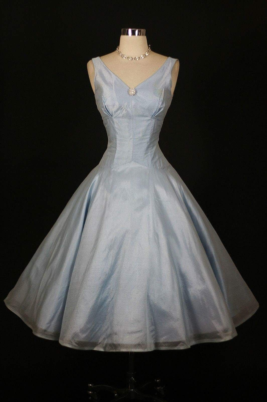 Simple Blue V Neck A Line Short Birthday Party Dress Formal Homecoming Dress Y9123