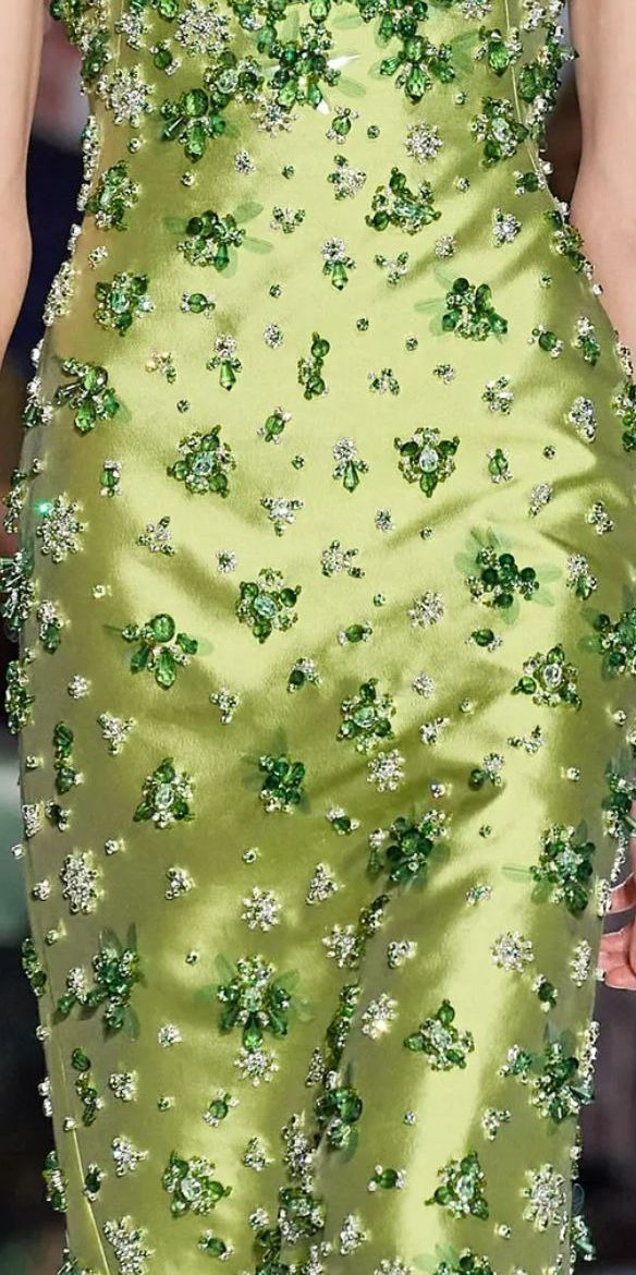 Gorgeous Mint Green Spaghetti Straps Satin Beaded Long Evening Dress Prom Gown SP837