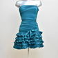 Black Strapless Homecoming Dress,Black Party Dress,Cocktail Dress Y2360