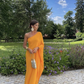 Plain One Shoulder Orange Maxi Dress,Simple Orange Prom Dress Y4734