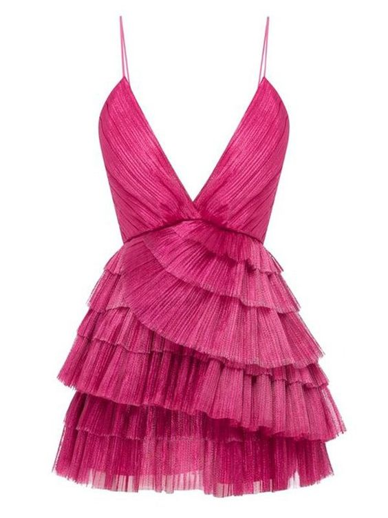 Short Homecoming Dress Ruffle Spaghetti-Neck Party Sexy Mini Dress Y2199