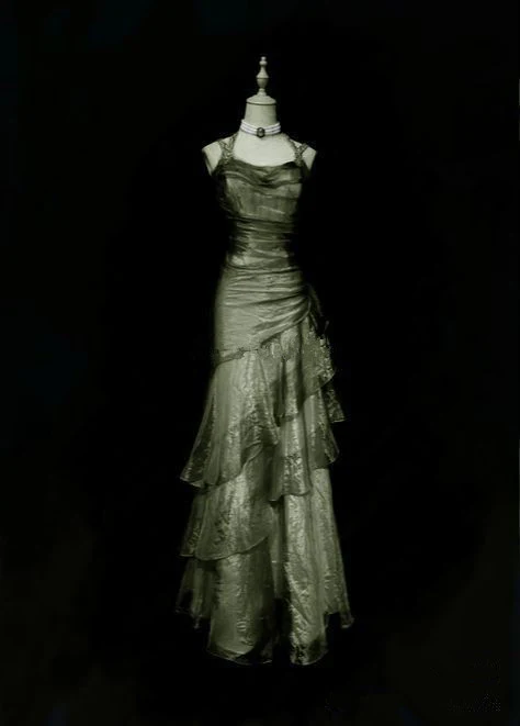 Vintage Purple Tulle Mermaid Long Evening Dress Birthday Outfits SP941