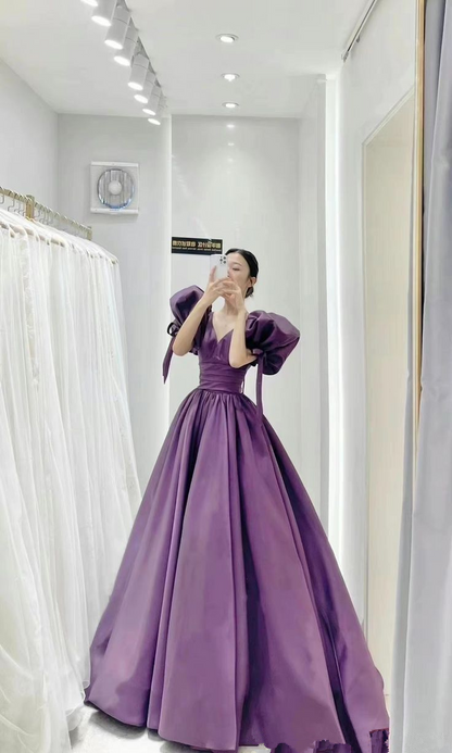 purple puffy dresses Purple Prom Ball Gown: Cinderella Couture 8130J Lilac / XSmall