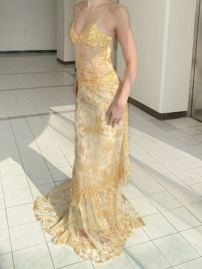 Charming Dragon Fruit Color Lace Spaghetti Straps Birthday Party Dress Prom Dresses SP90