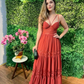 Fashion A-line Sleeveless Prom Dress,New Style Evening Dress Y5528