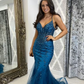 Sexy Mermaid V Neck Evening Dress,Charming Evening Dress Y4898
