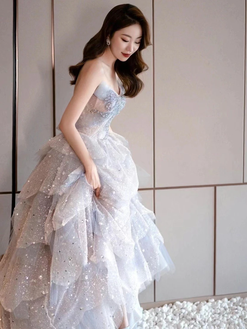 Luxurious Shiny Ball Gown,Sweet 16 Dress,Princess Dress,Y2403