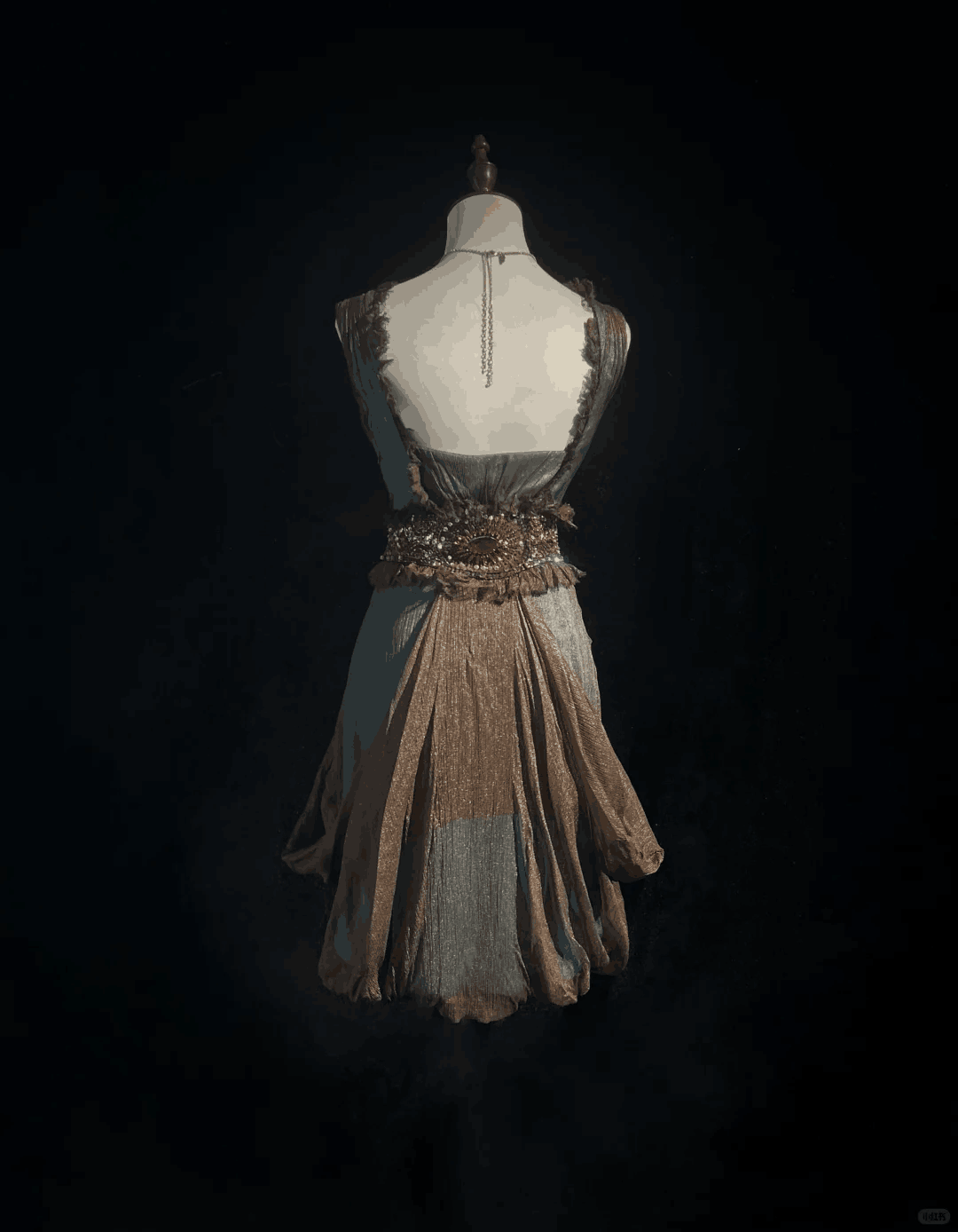 Vintage Spaghetti Straps Satin Tulle Beaded Short Homecoming Dress Cocktail Dress SP2928