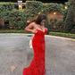 Glitter Royal Blue Mermaid Prom Dress,Royal Blue Evening Dress Y5629