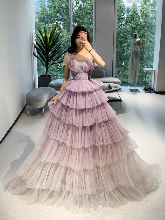 Chic A-line Multi-layered Tulle Prom Dress,Fairy Dress Y6216 Simplepromdress Chic A-line Multi-layered Tulle Prom Dress,Fairy Dress Y6216 Simplepromdress