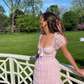 Princess Pink A-line Multi-layered Prom Dress,Pink Graduation Dress Y6840