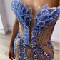 Beads Prom Dresses Sleeveless Sexy Evening Dresses Y4632