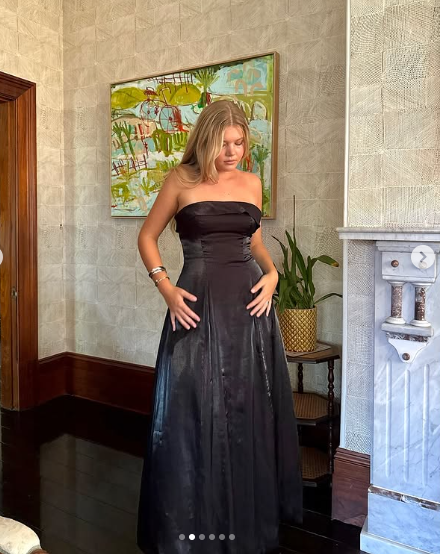 Simple Black Strapless A Line Evening Dress Long Prom Dress Y8303