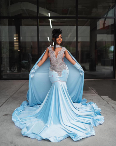 Sky Blue Velvet Silver Crystal Evening Dress,Luxurious Evening Gown Y5 Simplepromdress Sky Blue Velvet Silver Crystal Evening Dress,Luxurious Evening Gown Y5 Simplepromdress
