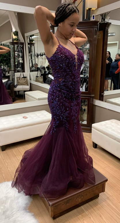 Elegant Mermaid Prom Dress Charming Evening Dress Party Gown Y4407