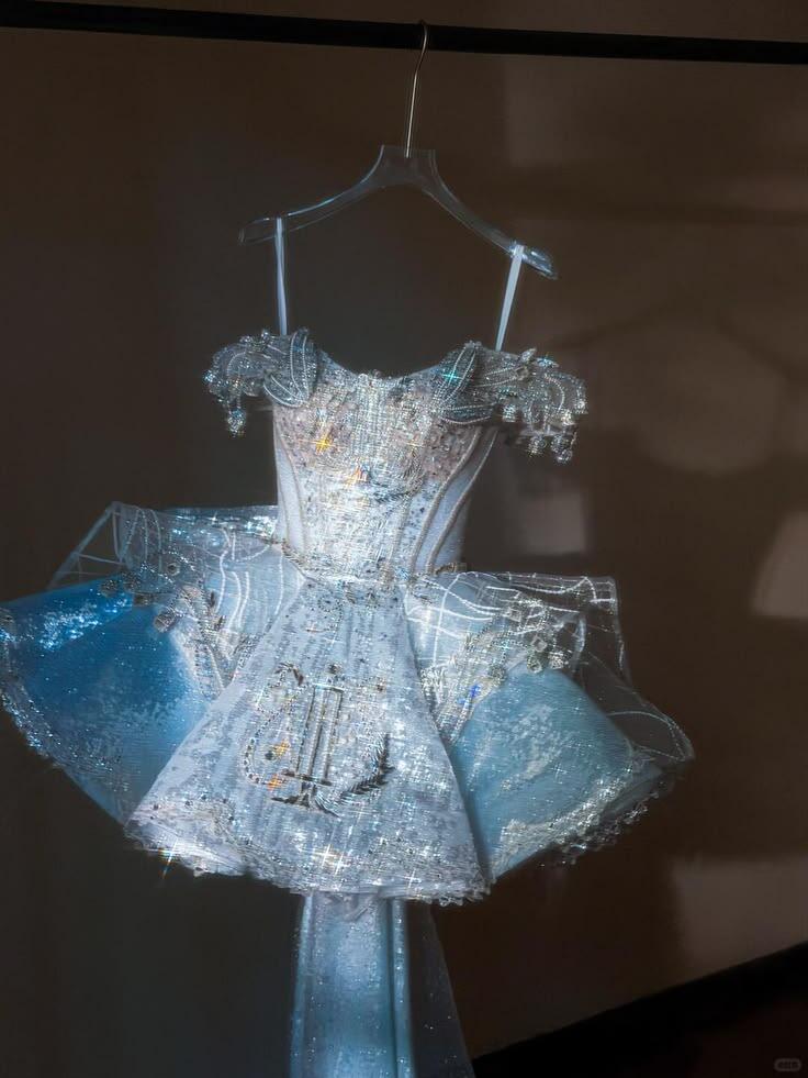 Glitter Off The Shoulder Blue Sequin Tulle Beaded A Line Short Homecoming Dress Birthday Outfits With Bow SP3146