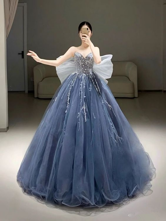 Attractive A-line Sweetheart Neckline Princess Dress,Sweet 16 Dress,Ball Gown  Y6799