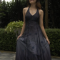 Vintage V Neck A Line Formal Prom Dress Sexy Evening Gown  Y7914