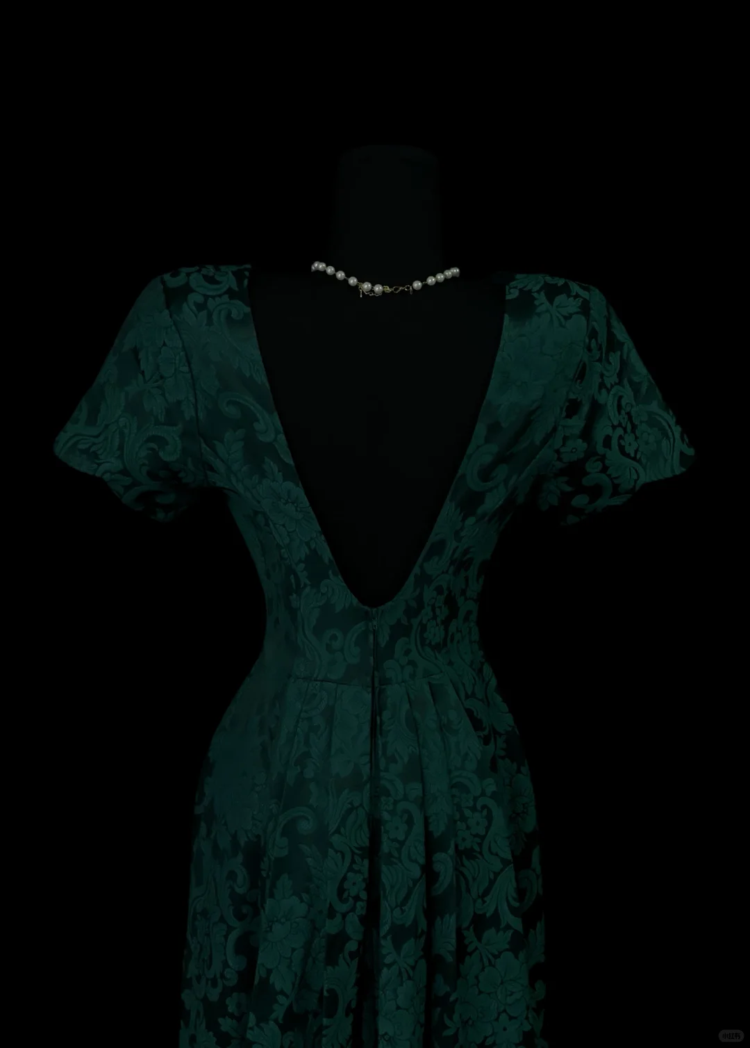 Vintage Green Lace Sheath Long Party Dress Birthday Evening Dress SP4048