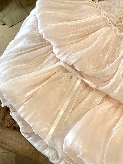 Cute Spaghetti Straps Lace Tulle Short Birthday Outfits Pink Mini 7th Grade Homecoming Dress Two Piece SP2359