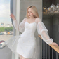 Lovely White Sheath Homecoming Dress,White Party Dress Y2179