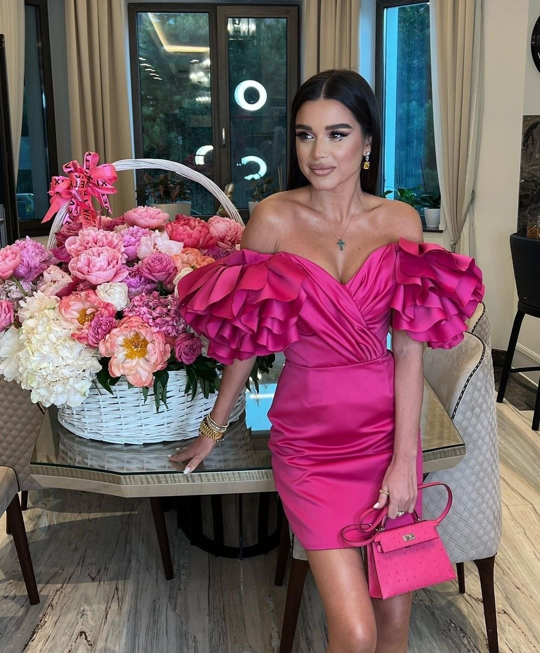 fuchsia birthday dress Off The Shoulder Homecoming Dress, Fuchsia Party Y2347 – Simplepromdress June Bridals Simple A-Line Sleeveless Back sizeFilter-12 Color:Signature Royal