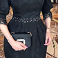 Vintage Black Sheath Prom Dress,Black Prom Gown Y5856