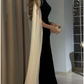 Elegant Black Floor Length Prom Dress,Formal Gown Y4645