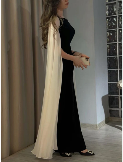 Elegant Black Floor Length Prom Dress,Formal Gown Y4645