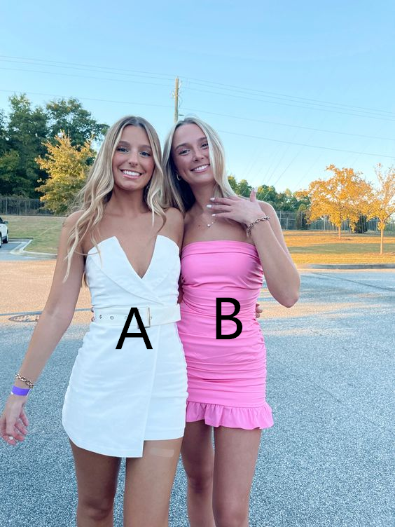 Strapless Pink Homecoming Dress,Sexy Bodycon Dress ,Y2442