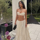 Sexy Two Piece Prom Dress,Summer Maxi Dress Y7053