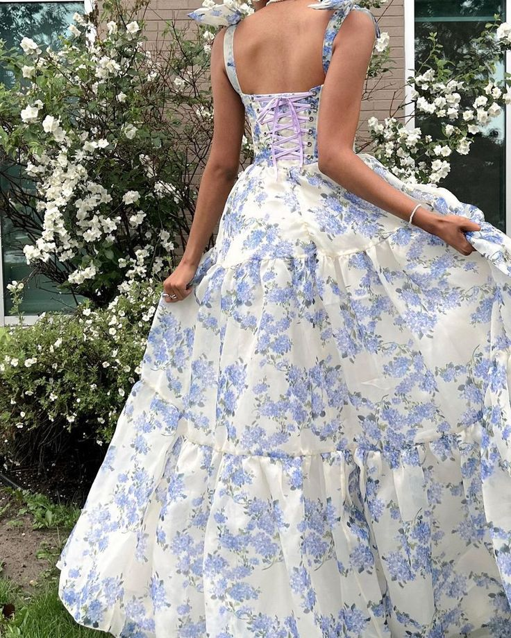 Special Floral Pattern Chiffon A-Line Prom Evening Dresses Y6721 – Simplepromdress Special Floral Pattern Chiffon A-Line Prom Evening Dresses Y6721 – Simplepromdress