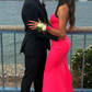 Elegant Hot Pink Mermaid Prom Dress,Chic Evening Dress  Y5415