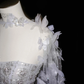 Pretty Lilac Tulle Beaded Appliques A Line Prom Evening Dress,Formal Evening Dress Y8657