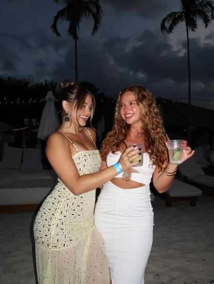 Stylish Spaghetti Straps Yellow Chiffon Sequin Beaded Mermaid Long Prom Dress Party Gown SP1094