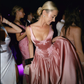 Elegant A Line V Neckline Pink Satin Evening Dress Bridesmaid Dress Y8808
