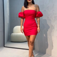 Sexy Red Tight Homecoming Dress,Red Cocktail Dress  Y3056