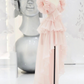 Chic Hi-low Prom Dress,Pink Prom Gown ,Y2404