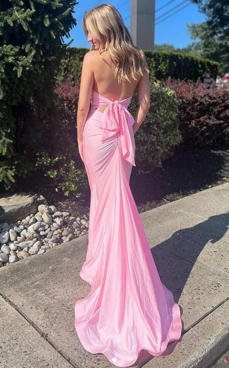 Halter Neck Mermaid Long Prom Dresses Y7392