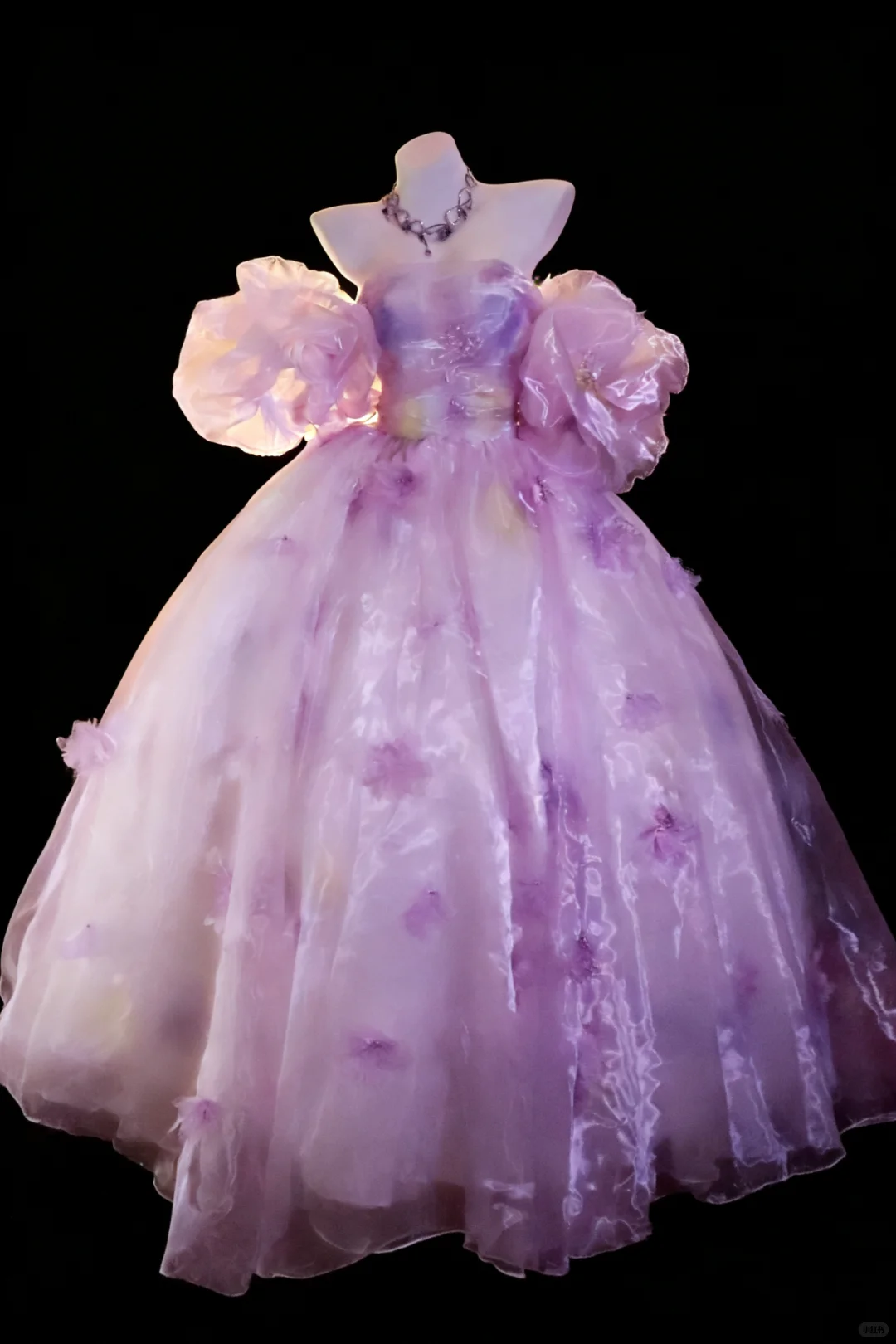 Classy Ball Gown Lilac Off The Shoulder Organza Beaded Appliques Birthday Quinceanera Dress Sweet 16 Dress SP2040