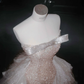 Gorgeous Champagne Tulle Sequins Beaded Sheath Long Prom Dress Evening Dress Y8658