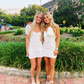 Lovely White Homecoming Dress,White Graduation Dress  Y2111